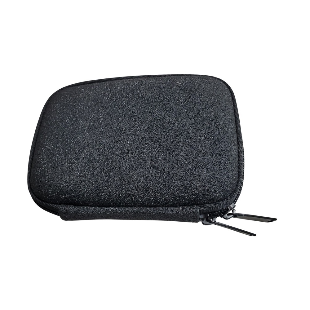 Unbranded Electronics Organizer Case Unisex Small Black Hard Shell Travel Pouch